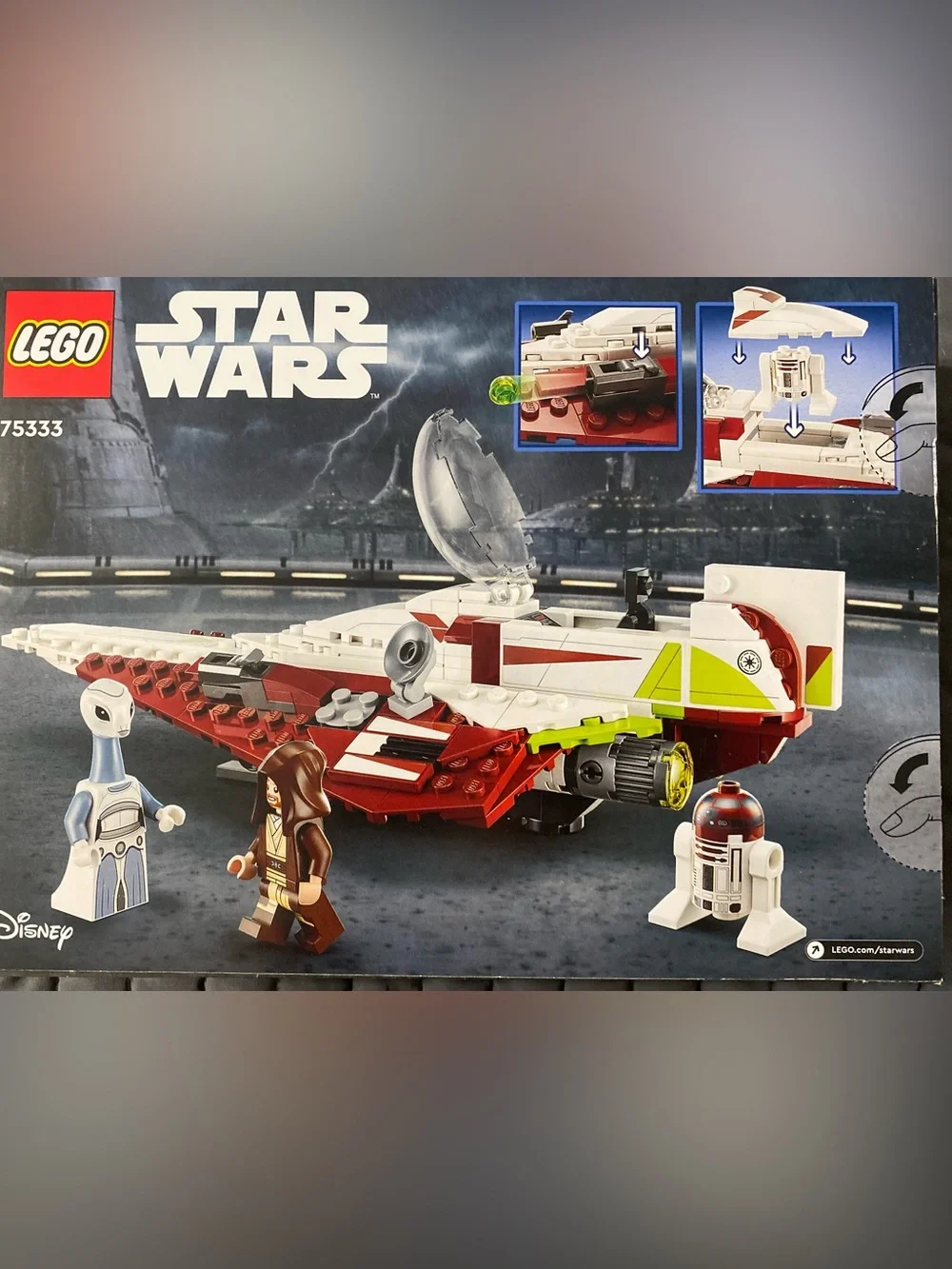 LEGO Star Wars Red, White & Lime Jedi Starfighter